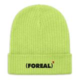 FR/FR *YOUTH* RIB BEANIE IN NEON
