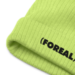 FR/FR *YOUTH* RIB BEANIE IN NEON
