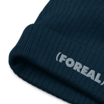 FR/FR *YOUTH* RIB BEANIE IN NAVY