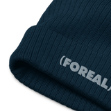 FR/FR *YOUTH* RIB BEANIE IN NAVY